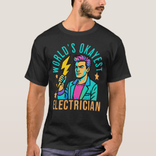 T-shirt Le boulon de foudre le plus drôle d’électricien du