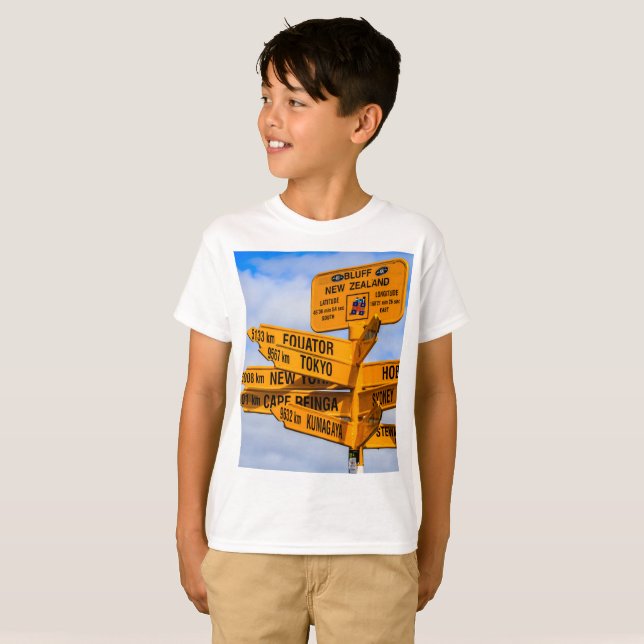 T-shirt Le bout de la route (Devant entier)