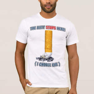 T-shirt Le bout s'arrête ici
