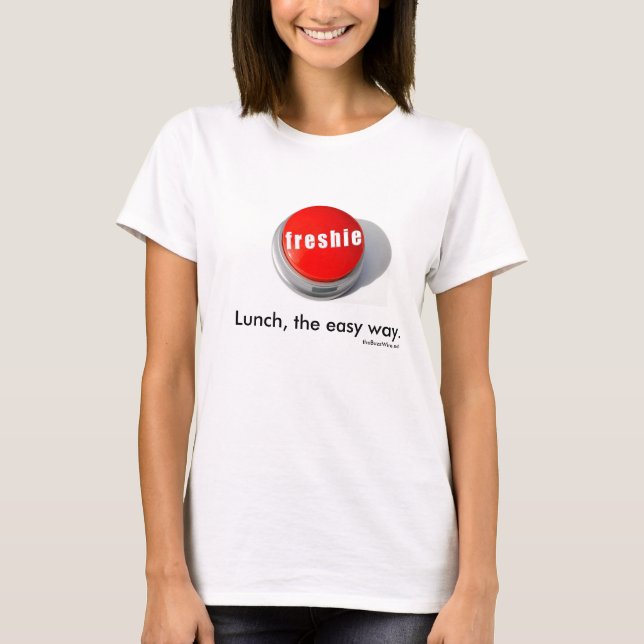 T-shirt Le bouton de freshie (Devant)