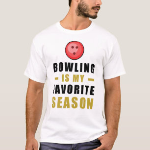 T-shirt Le bowling est ma saison préférée