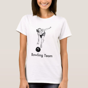 T-shirt Le bowling vintage des femmes