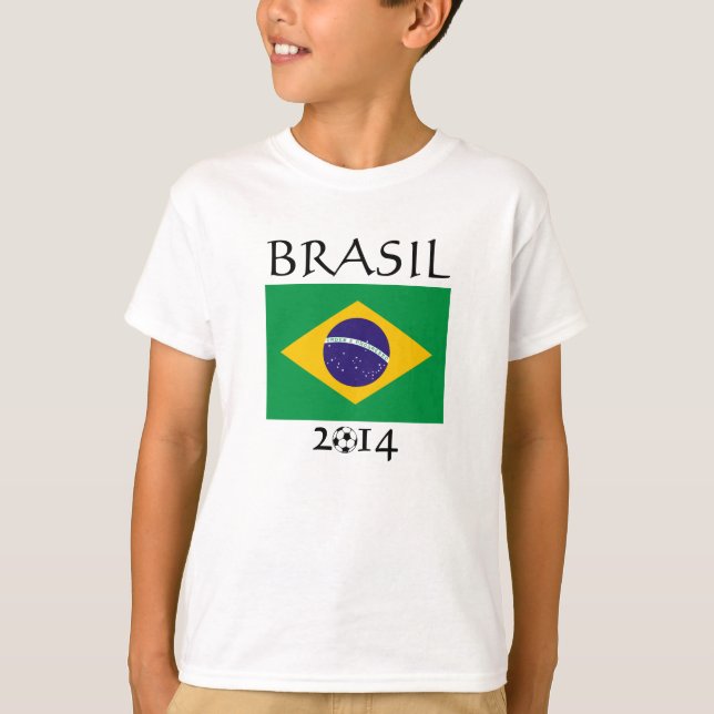 T-shirt Le Brésil 2014 (Devant)