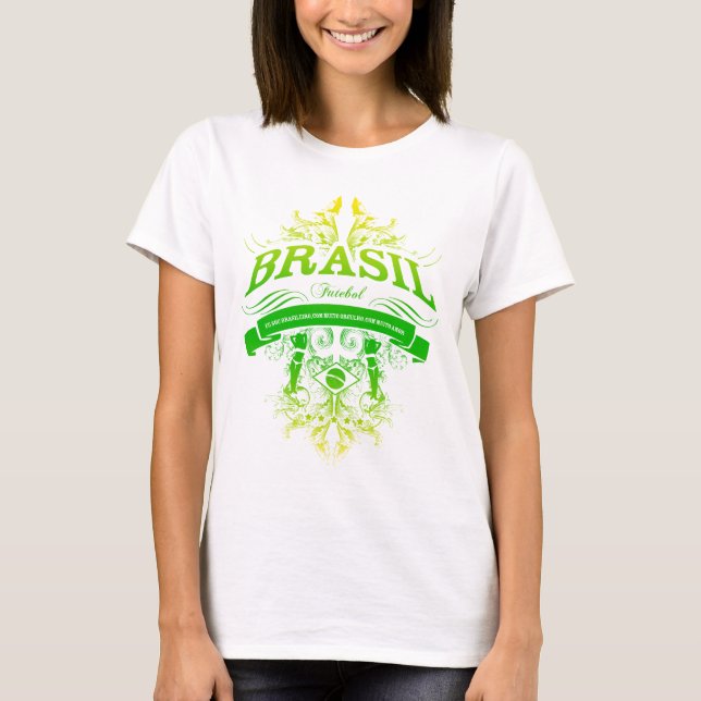 T-shirt Le BRÉSIL - le Brésil Futebol (Devant)