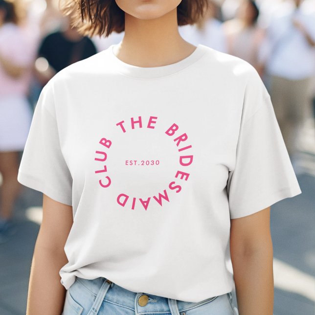 T-shirt Le Bridesmaid Club Bachelorette (Créateur téléchargé)