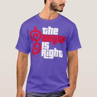 T-shirt Le bryce est bleu droit