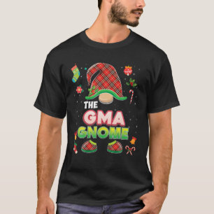 T-shirt Le Buffalo Gma Gnome Plaid Correspondant À Noël 