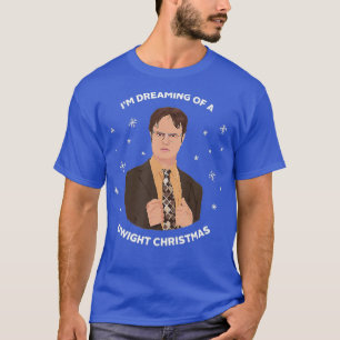 T-shirt Le bureau que je rêve d'un Noël au cheveu