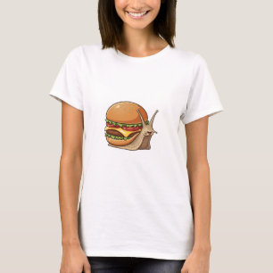 T-shirt Le Burger-escargot heureux