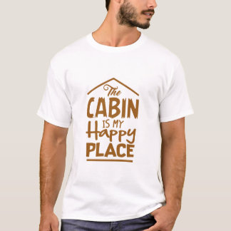 T-shirt Le Cabine est mon endroit heureux