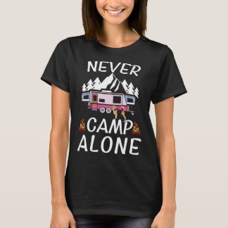 T-shirt Le cadeau d'amoureux des chiens de camping de