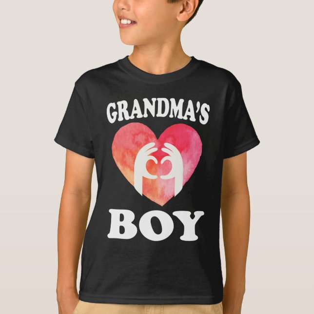 T-shirt Le cadeau de grand-mère (Devant)