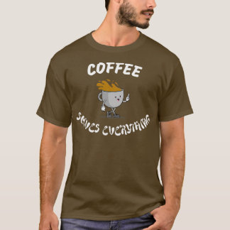T-shirt Le café résout tout 1