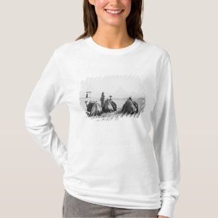 T-shirt Le Caire Égypte, jockeys de chameaux Pyramides de