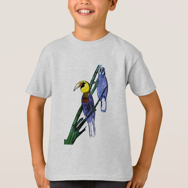 T-shirt Le calao de Blyth (Devant)