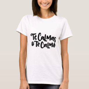 T-shirt Le Calmas O Te Calmo, à la main