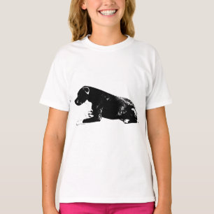 T-shirt Le calme attentif sous les Feuilles en chute libre