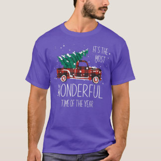 T-shirt Le Camion De Noël C'Est Le Moment Le Plus Merveill