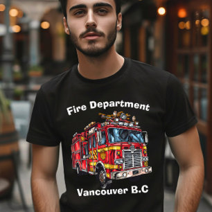 T-shirt Le camion de pompier répond à une urgence