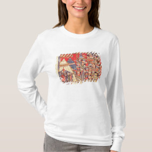T-shirt Le camp grec et la ville de Troie