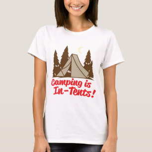 T-shirt Le camping est des intentions