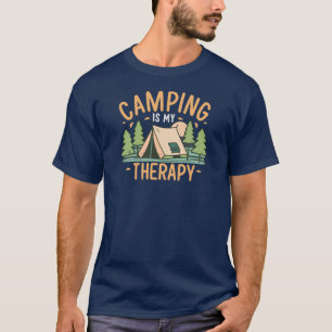 T-shirt Le Camping Est Ma Thérapie