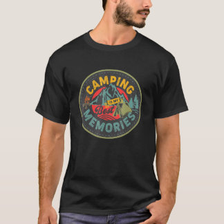 T-shirt Le camping est mes meilleurs souvenirs de voyage e