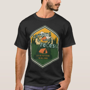 T-shirt Le camping est un jeu d'adultes, allons-y