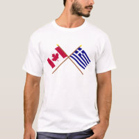 Le Canada et les drapeaux croisés par Grèce