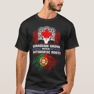 T-shirt Le Canada grandit avec des racines portugaises