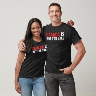 T-shirt Le Canada n'est pas à vendre
