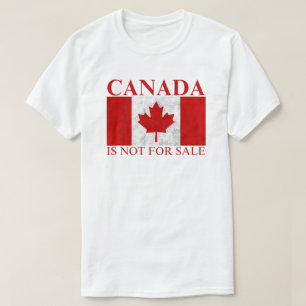 T-shirt Le Canada n'est pas à vendre
