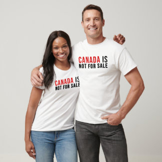 T-shirt Le Canada n'est pas à vendre
