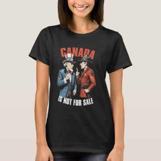 T-shirt Le Canada N'Est Pas À Vendre Funny Mountie Uncle S