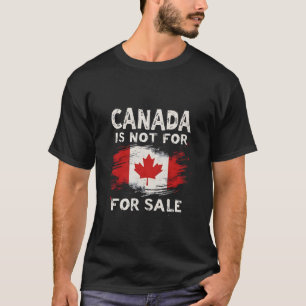 T-shirt Le Canada n'est pas à vendre Trump Président