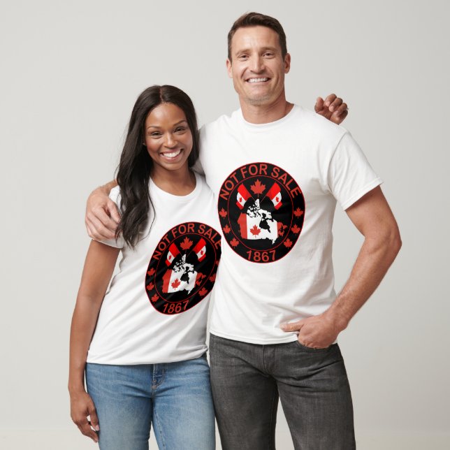 T-SHIRT LE CANADA N'EST PAS EN VENTE (Unisexe)