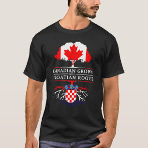 T-shirt Le Canadien développé avec le Croate enracine la