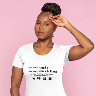T-shirt Le Canard Laide Devient La Motivation Du Cygne