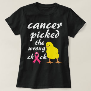 T-shirt Le Cancer a sélectionné le poussin faux