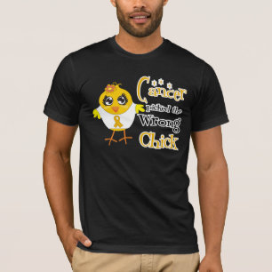 T-shirt Le Cancer d'annexe a sélectionné le poussin faux