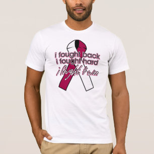 T-shirt Le cancer de la gorge I a battu en retraite et a