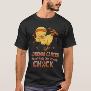 T-shirt Le Cancer De La Leucémie Endommagé Par Le Mauvais 