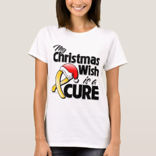 T-shirt Le Cancer d'enfance mon souhait de Noël est un