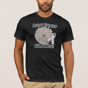 T-shirt Le cancer du poumon souffle la conception de la se