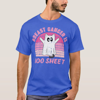 T-shirt Le Cancer Du Sein Est Boo Sheet Ghost Chat Hallowe