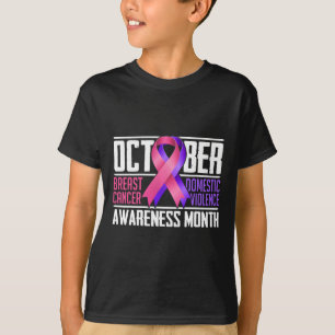 T-shirt Le Cancer Du Sein Et La Sensibilisation À La Viole