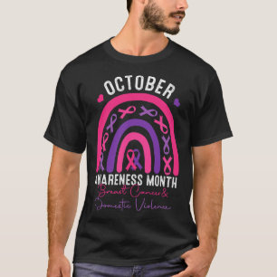 T-shirt Le Cancer Du Sein Et La Sensibilisation À La Viole