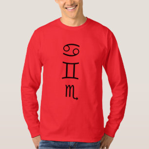 T-shirt Le Cancer-soleil, Gémeau-lune, Scorpion-se levant