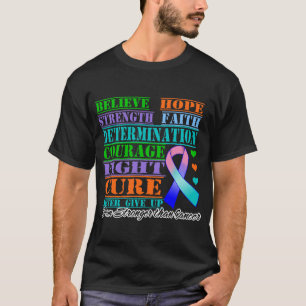 T-shirt Le cancer thyroïdien croit la détermination de l