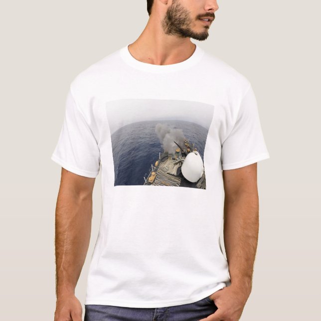 T-shirt Le canon MK-75 76mm (Devant)